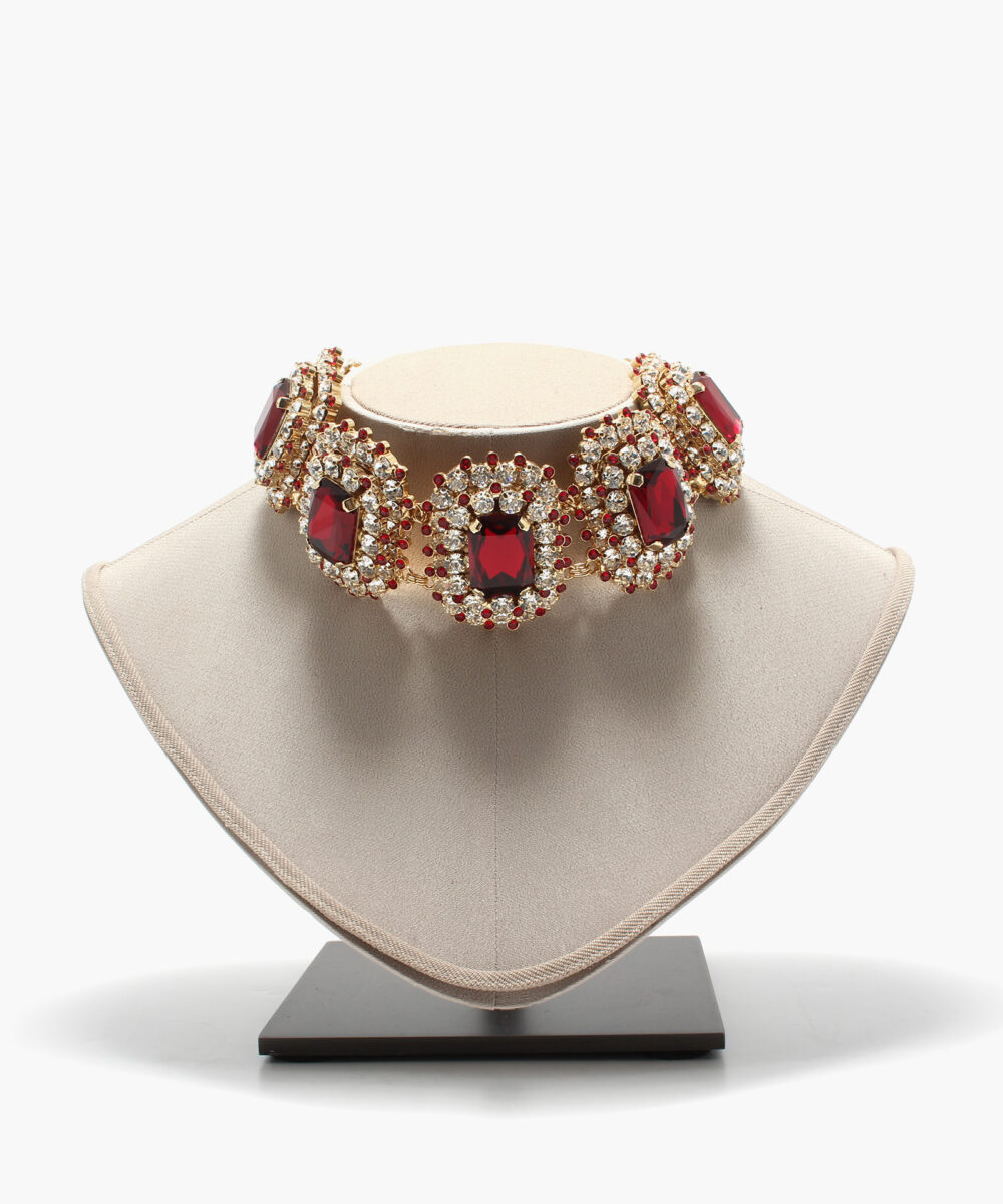 dolce gabbana necklace red